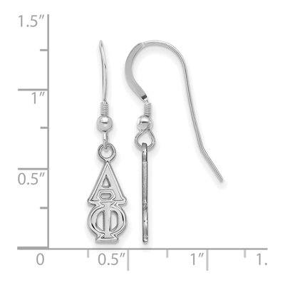 Alpha Phi Sterling Silver Sorority Letters Earrings – view 2
