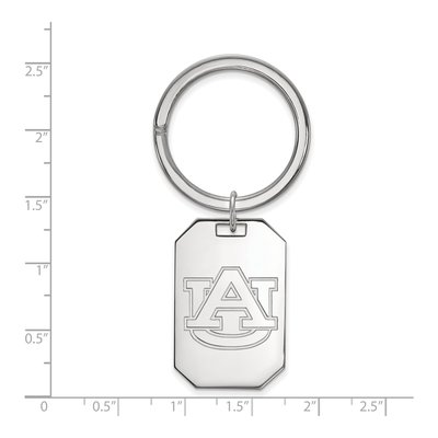 Auburn University Sterling Silver Key Ring – view 2