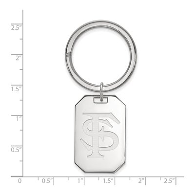 Florida State F-S Sterling Silver Key Ring – view 2