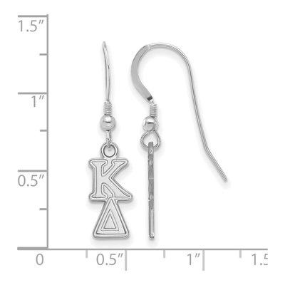 Kappa Delta Sterling Silver Earrings – view 2