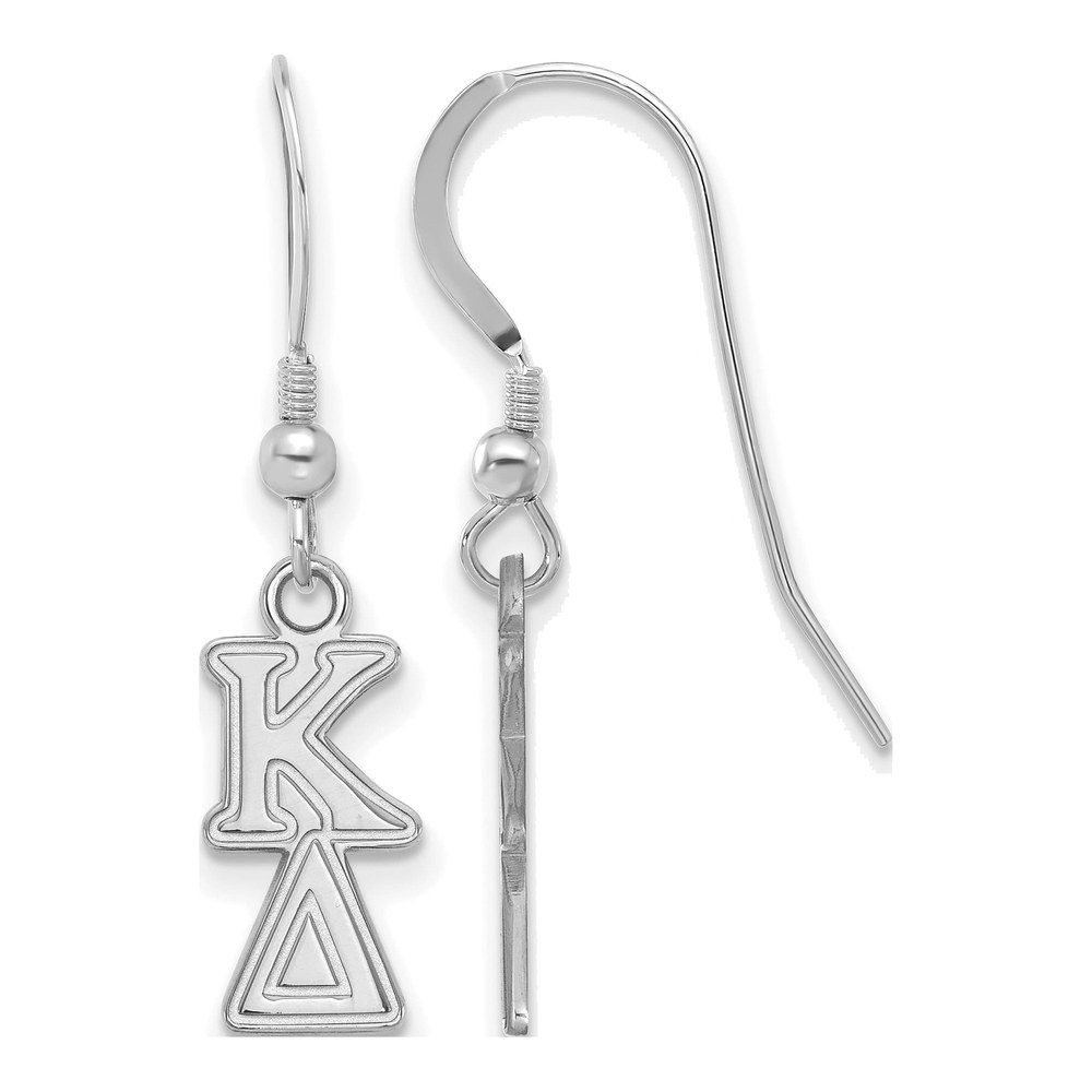 Kappa Delta Sterling Silver Dangle Earrings