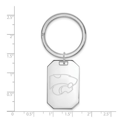 Kansas State Wildcats Sterling Silver Key Ring – view 2