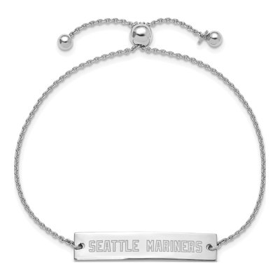 Seattle Mariners Sterling Silver Adjustable Bracelet – view 2