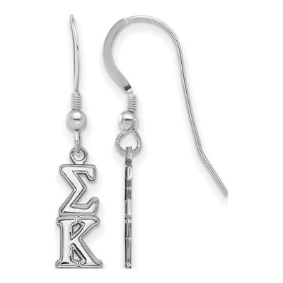 Sigma Kappa Sterling Silver Earrings