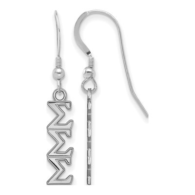 Sigma Sigma Sigma Sterling Silver Earrings