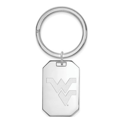 West Virginia University Sterling Silver Key Chain