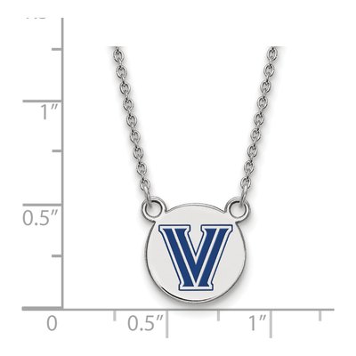Villanova University Sterling Silver Small Letter V Necklace – view 2