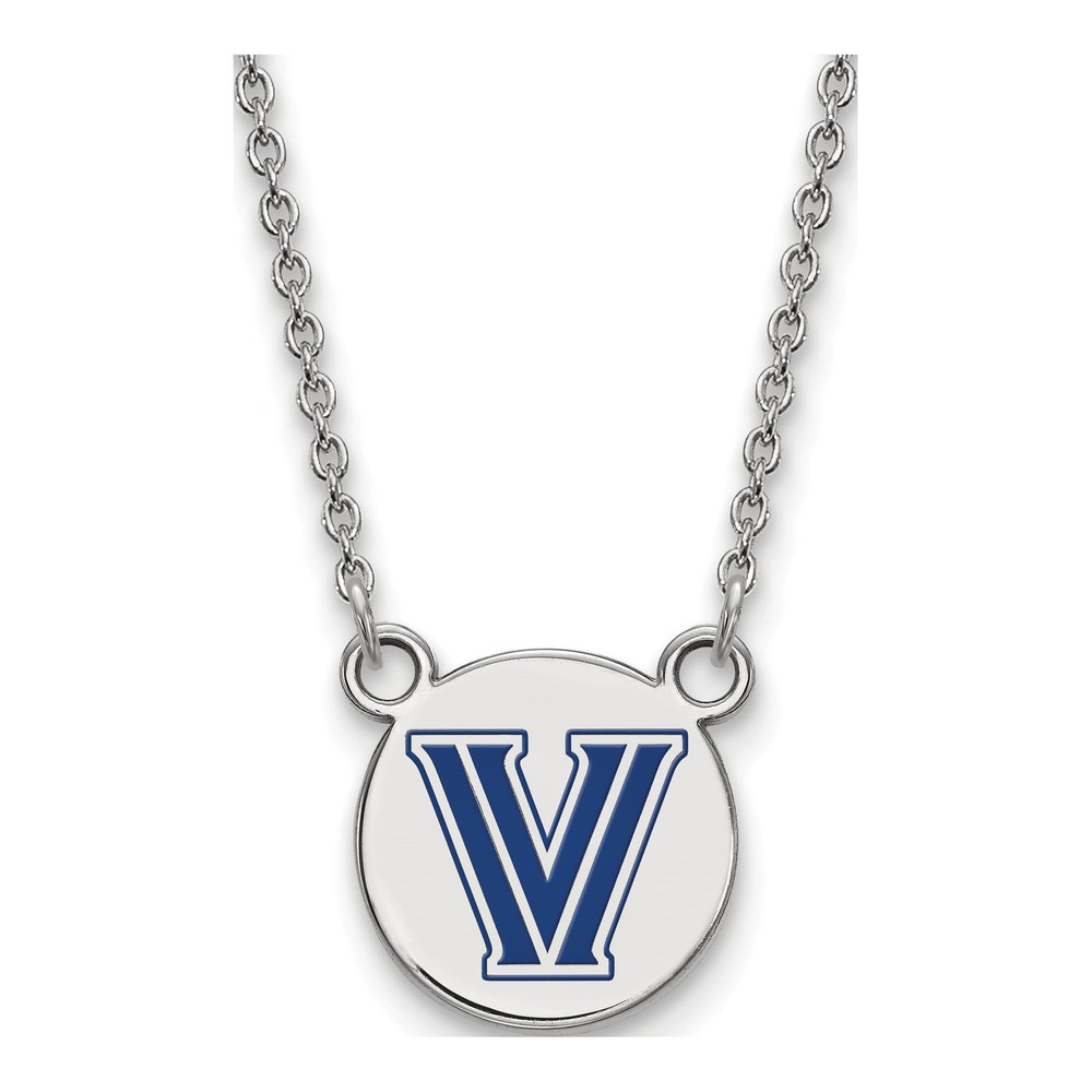 Villanova University Sterling Silver Small Letter V Necklace