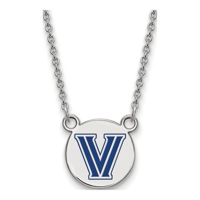 Villanova University Sterling Silver Small Letter V Necklace