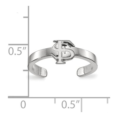 Florida State University Sterling Silver Toe Ring – view 5