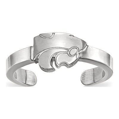 Kansas State University Sterling Silver Wildcat Toe Ring