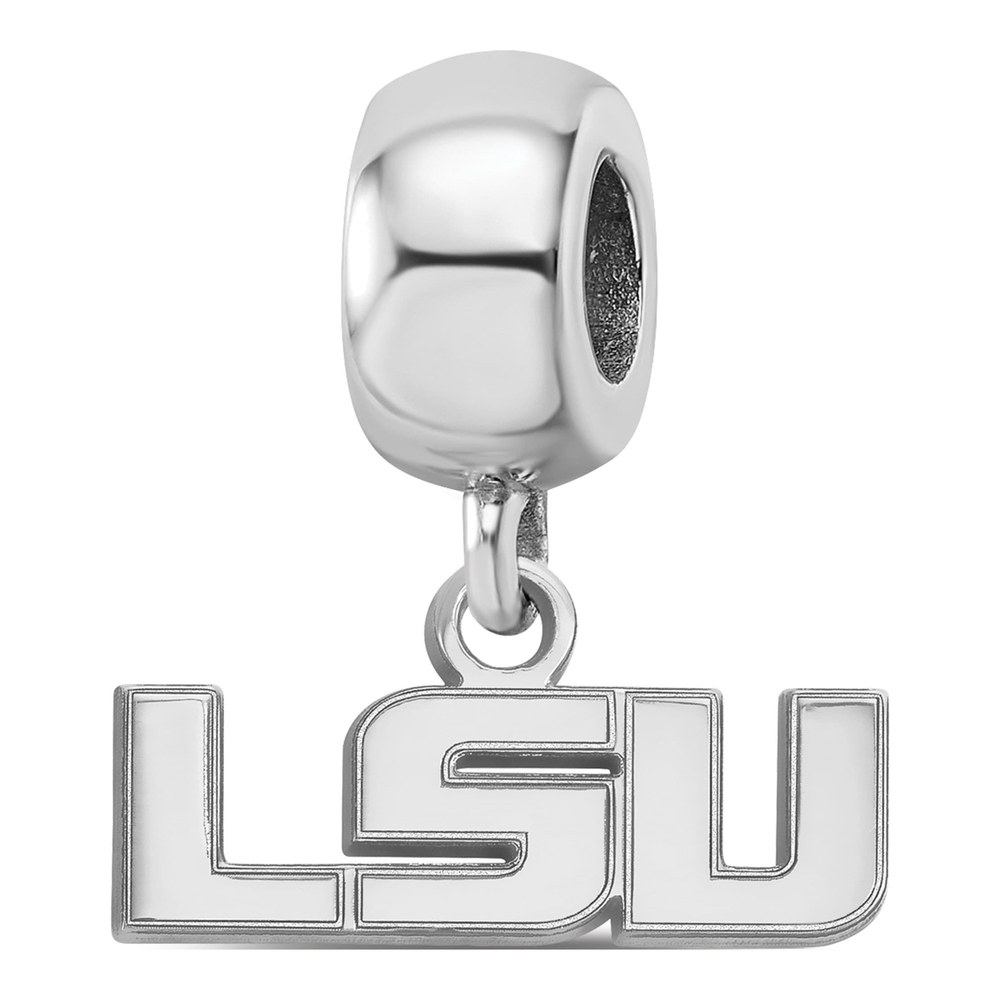 LSU Dangle Bead Charm