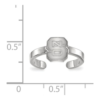 NC State Wolfpack Toe Ring | Sterling Silver LogoArt – view 5