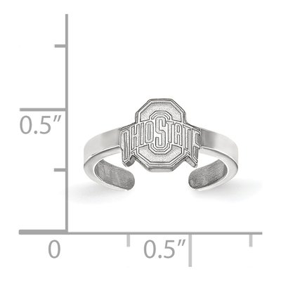 Ohio State University Sterling Silver Toe Ring – view 5