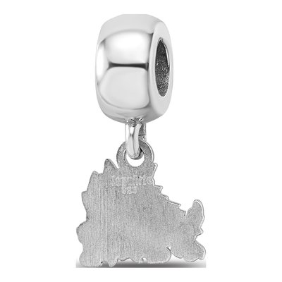 Texas Christian University Sterling Silver Small TCU Horned Frog Dangle Bead – view 5