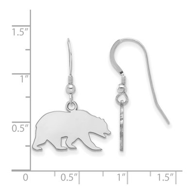 University of California Berkeley Sterling Silver UC Bear Earrings – view 2
