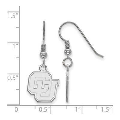 University of Colorado Sterling Silver C-U Earrings – view 2