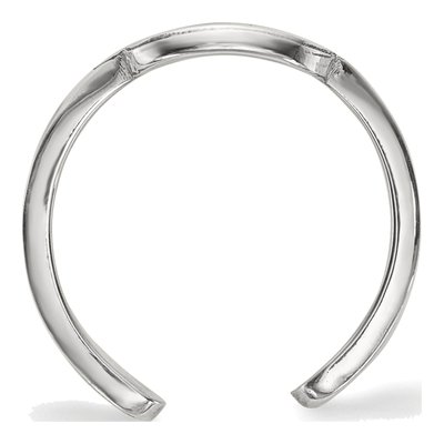 University of Iowa Sterling Silver Hawk Toe Ring – view 2