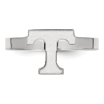 University of Tennessee Sterling Silver Toe Letter T Ring – view 4
