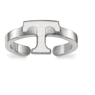 University of Tennessee Sterling Silver Toe Letter T Ring