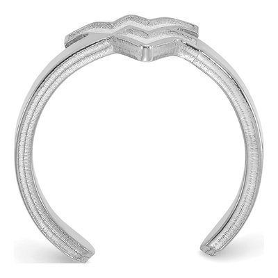 West Virginia University Sterling Silver WVU Toe Ring – view 2