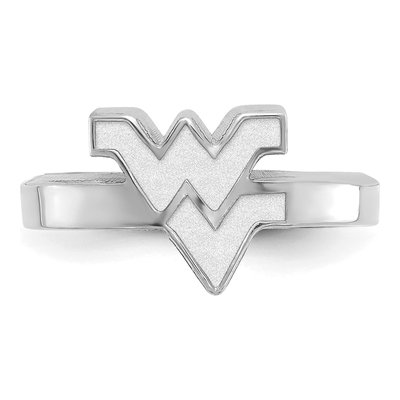 West Virginia University Sterling Silver WVU Toe Ring – view 4