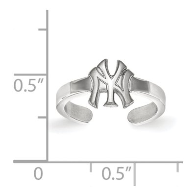 New York Yankees Sterling Silver NY Toe Ring – view 5