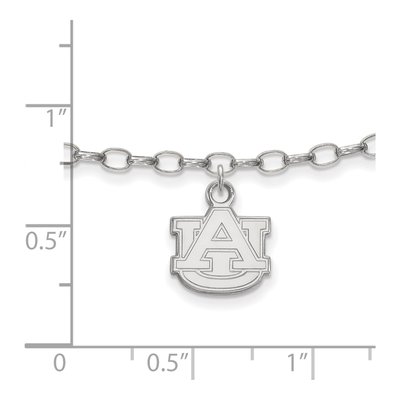 Auburn University Sterling Silver Extra Small Anklet – view 2