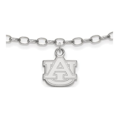 Auburn University Sterling Silver Extra Small Anklet