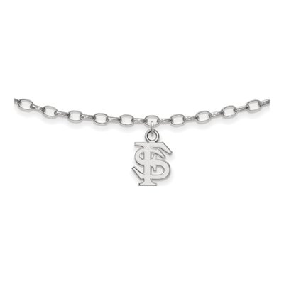 Florida State University Sterling Silver Extra Small Seminoles Anklet