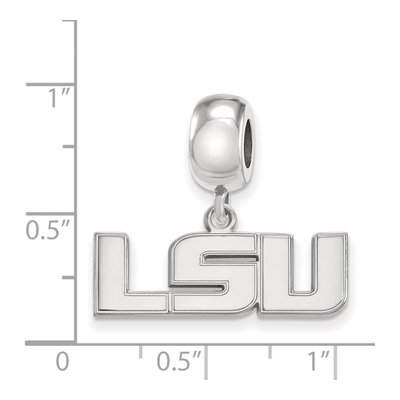Louisiana State University Sterling Silver Small LSU Dangle Bead – view 6