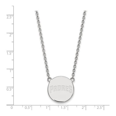 San Diego Padres Sterling Silver Pendant Necklace – view 2