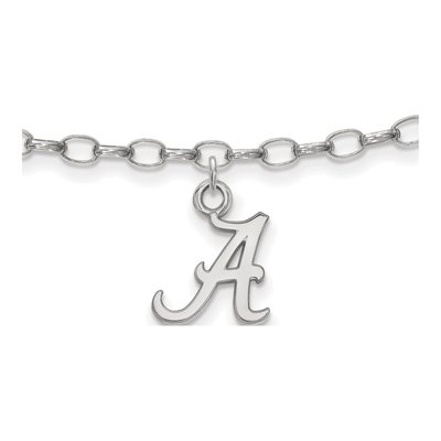 University of Alabama Sterling Silver Extra Small Crimson Tide Anklet
