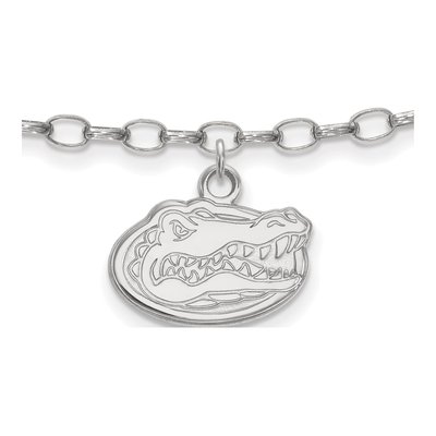 University of Florida Sterling Silver Extra Small Gators Anklet