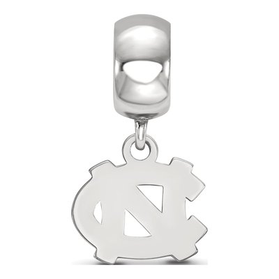 University of North Carolina Sterling Silver N-C Extra Small Dangle Bead – view 4