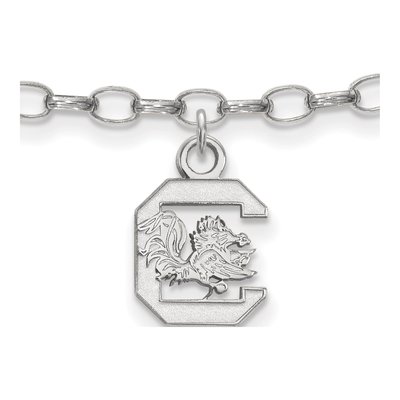 University of South Carolina Sterling Silver Extra Small Anklet