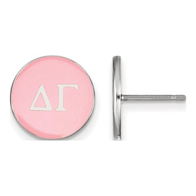 Delta Gamma Sterling Silver Sorority Stud Earrings