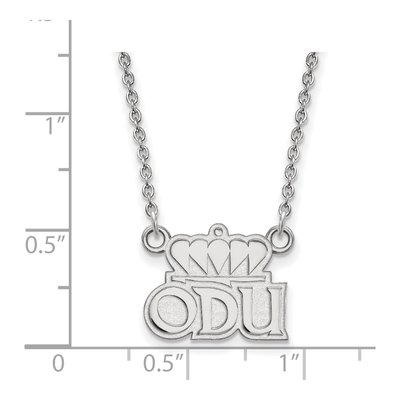 Old Dominion University Sterling Silver Small Old ODU Pendant Necklace – view 2