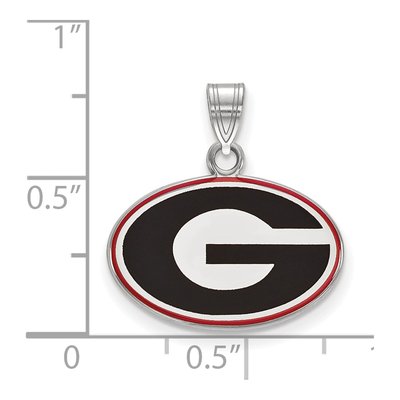 University of Georgia Sterling Silver Small Letter G Pendant – view 2