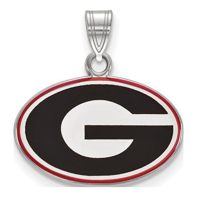 University of Georgia Sterling Silver Small Letter G Pendant