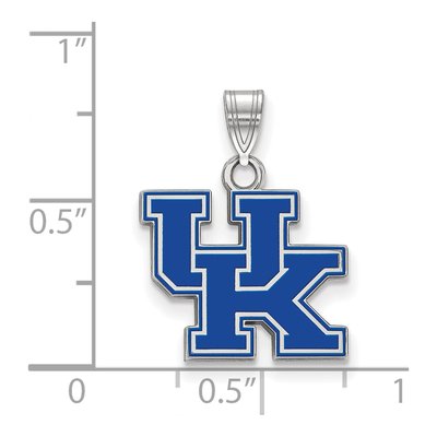 University of Kentucky Sterling Silver Small U-K Pendant – view 2
