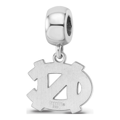 University of North Carolina Sterling Silver Small UNC Tar Heels Dangle Bead – view 5