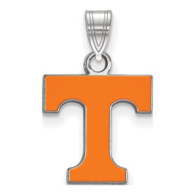 University of Tennessee Sterling Silver Small Letter T Pendant