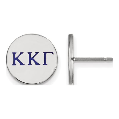 Kappa Kappa Gamma Sterling Silver Stud Earrings