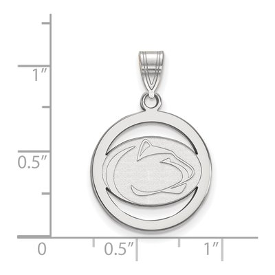 Pennsylvania State University Sterling Silver Medium Penn Lion Pendant – view 2