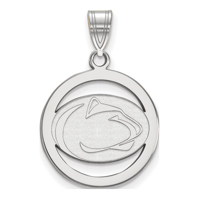 Pennsylvania State University Sterling Silver Medium Penn Lion Pendant
