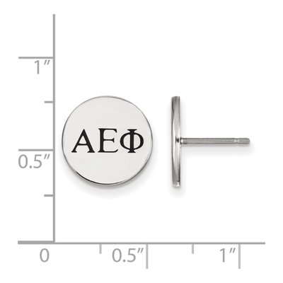 Alpha Epsilon Phi Sterling Silver Stud Earrings – view 2