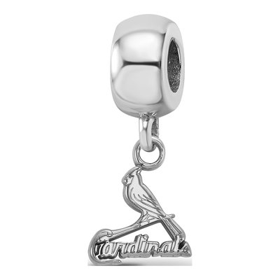 St. Louis Cardinals Sterling Silver Extra Small Bird Dangle Bead