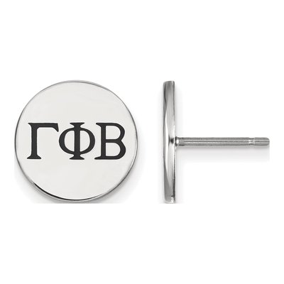 Gamma Phi Beta Sterling Silver Stud Earrings