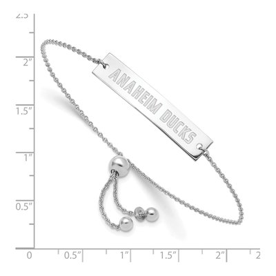 Anaheim Ducks Sterling Silver Bar Bracelet – view 3